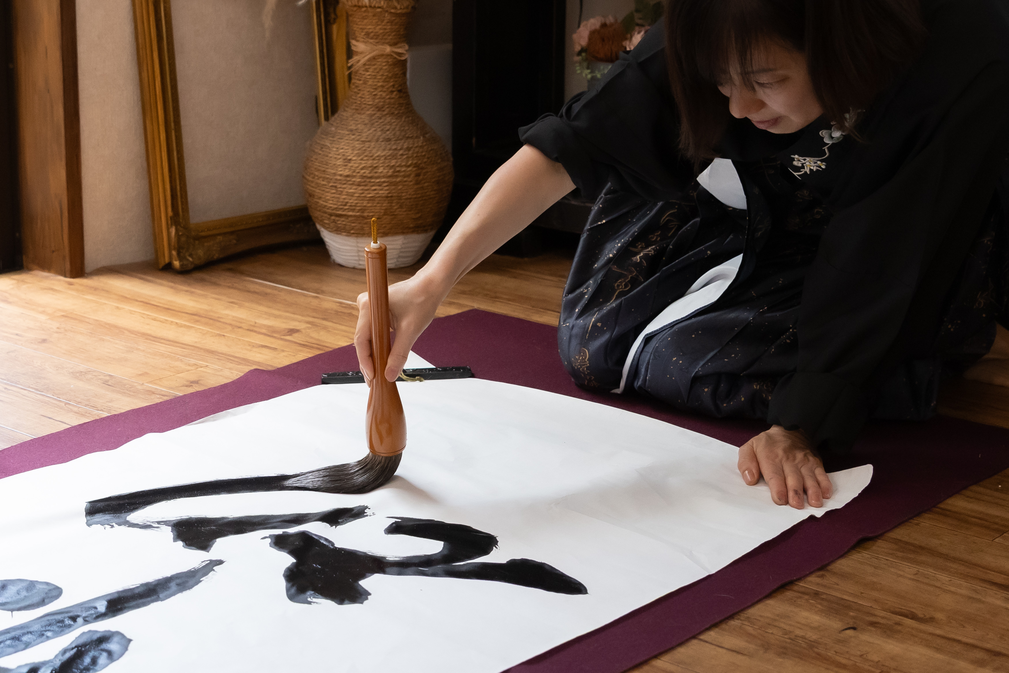 ライブ書パフォーマンス